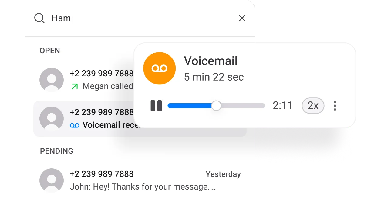 feature Voicemail